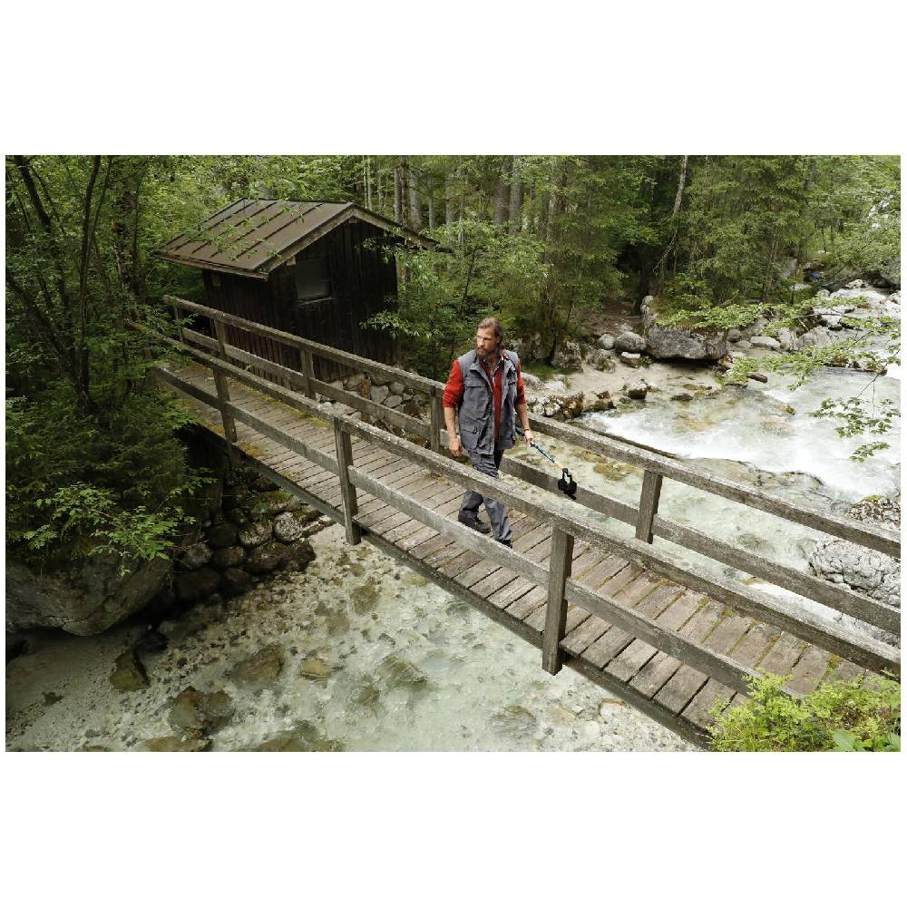 Jan Vanderstorm Trekking Weste HELMBOT dunkelgrau Sonderangebote