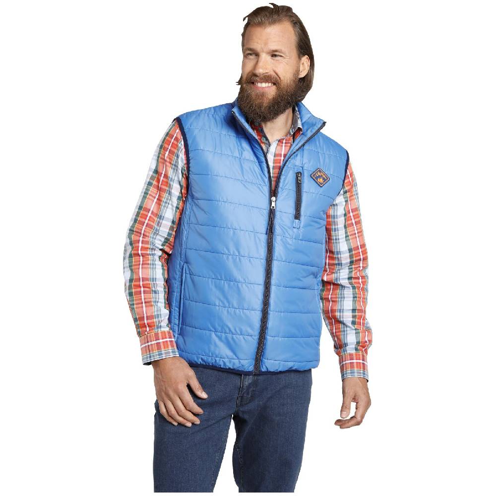Jan Vanderstorm Outdoorweste MATTIS blau Tiefpreis