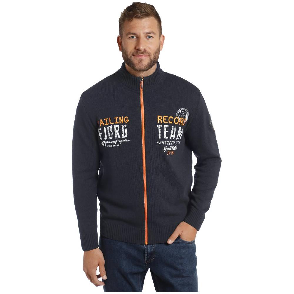 Jan Vanderstorm Strickjacke SVEND dunkelblau Neueste Stile