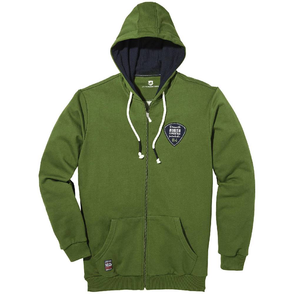 Jan Vanderstorm Sweatjacke INGWIN grün Letzte 2 Tage