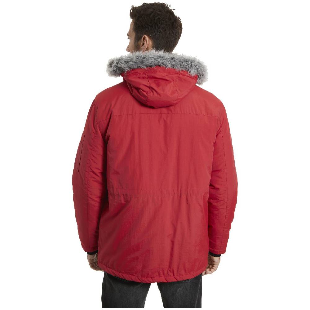 Jan Vanderstorm Parka TOMMEN rot Zeitbegrenzte Promotion