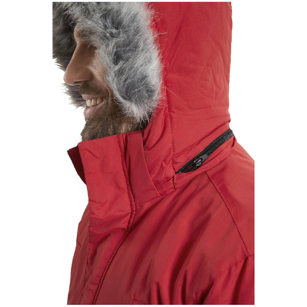 Jan Vanderstorm Parka TOMMEN rot Zeitbegrenzte Promotion