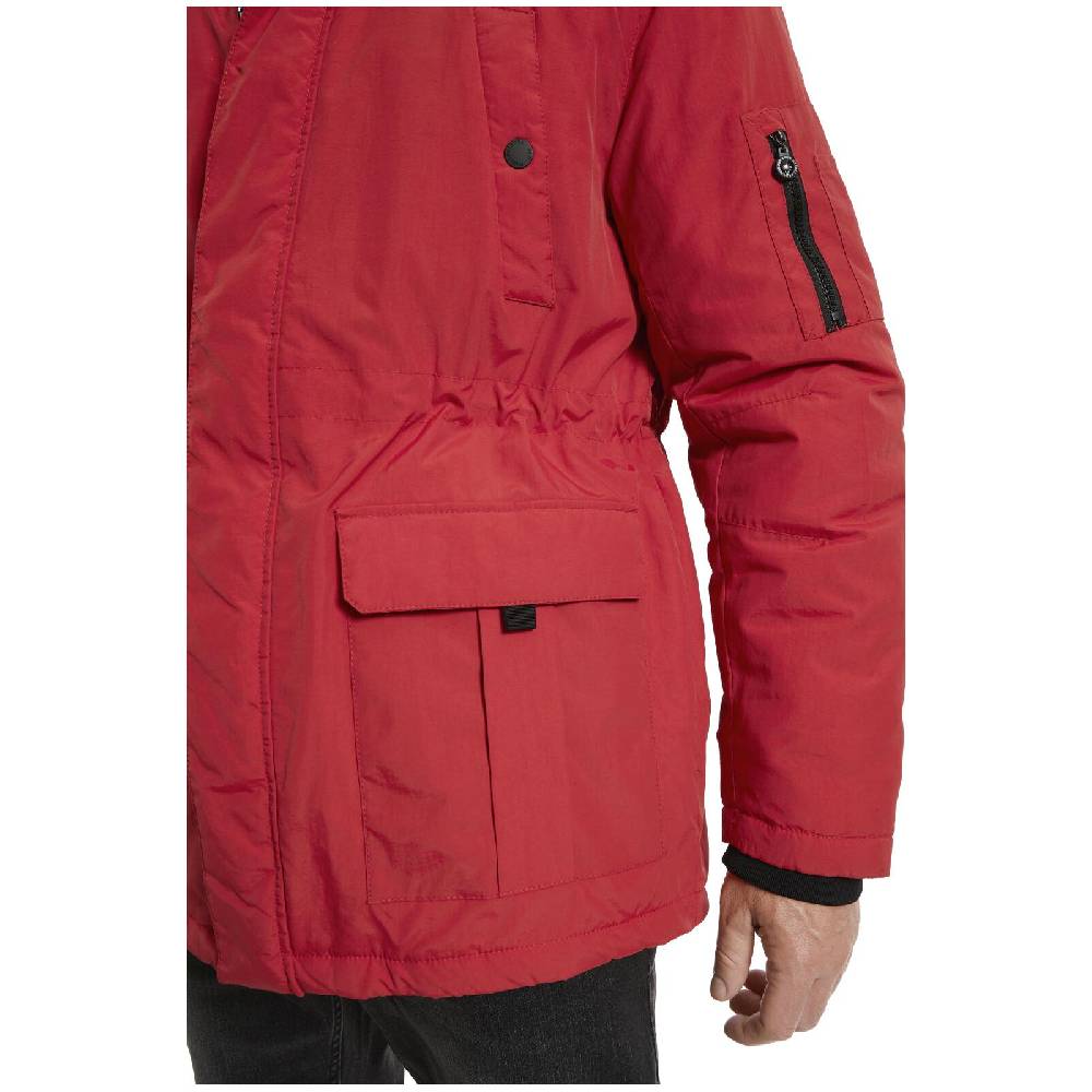 Jan Vanderstorm Parka TOMMEN rot Zeitbegrenzte Promotion