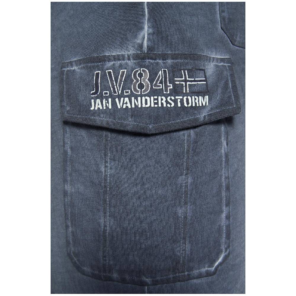 Jan Vanderstorm Sweatbermuda FRERK blau Sonderangebot der Fabrik