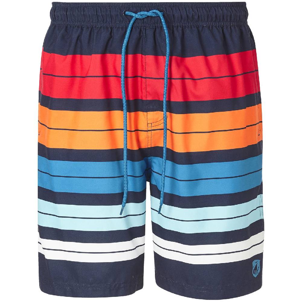 Jan Vanderstorm Badeshorts HJALMAR blau gestreift Clearance-Verkauf