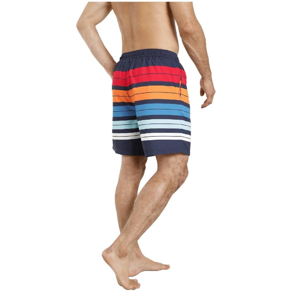 Jan Vanderstorm Badeshorts HJALMAR blau gestreift Clearance-Verkauf