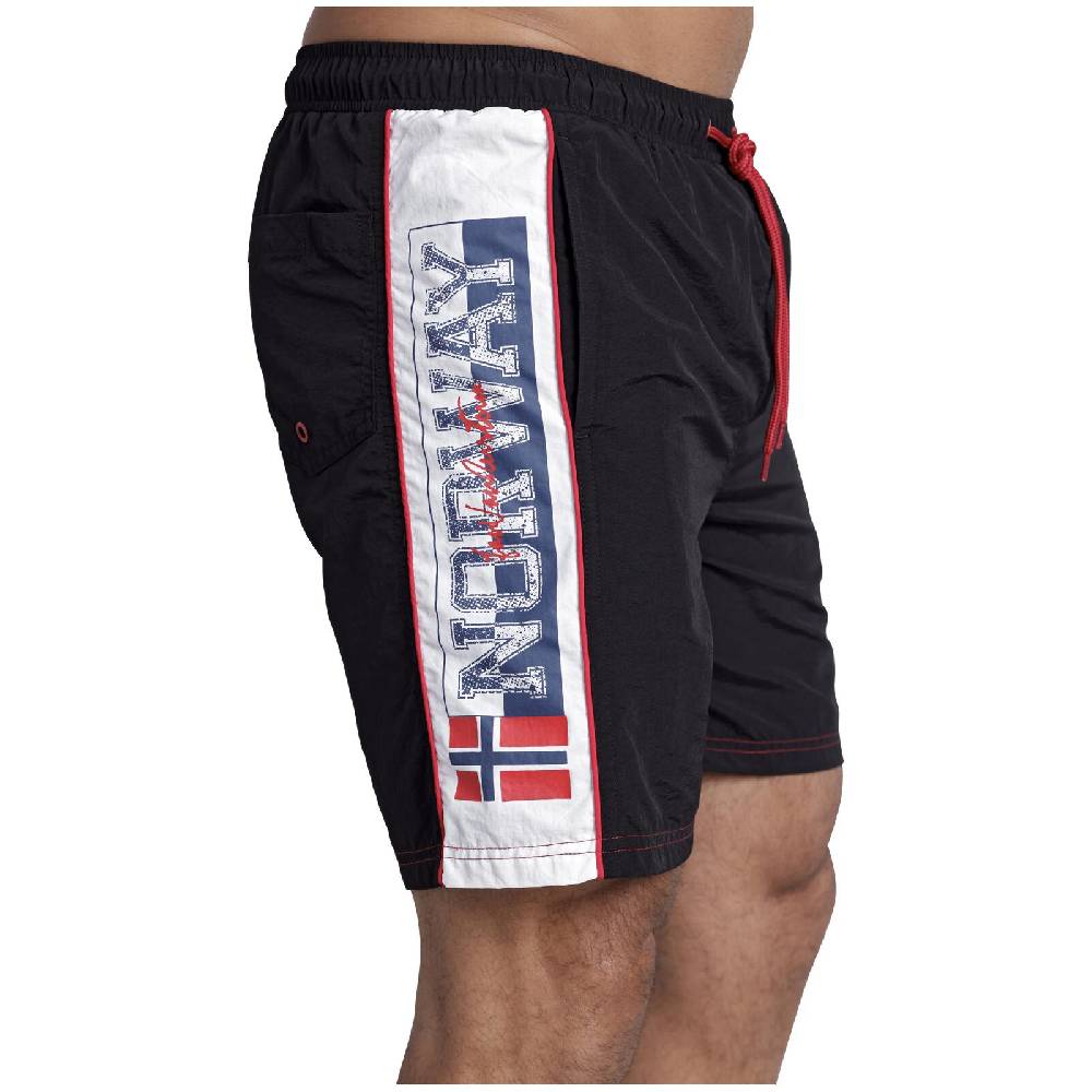Jan Vanderstorm Badeshorts BALDGER schwarz zollfrei