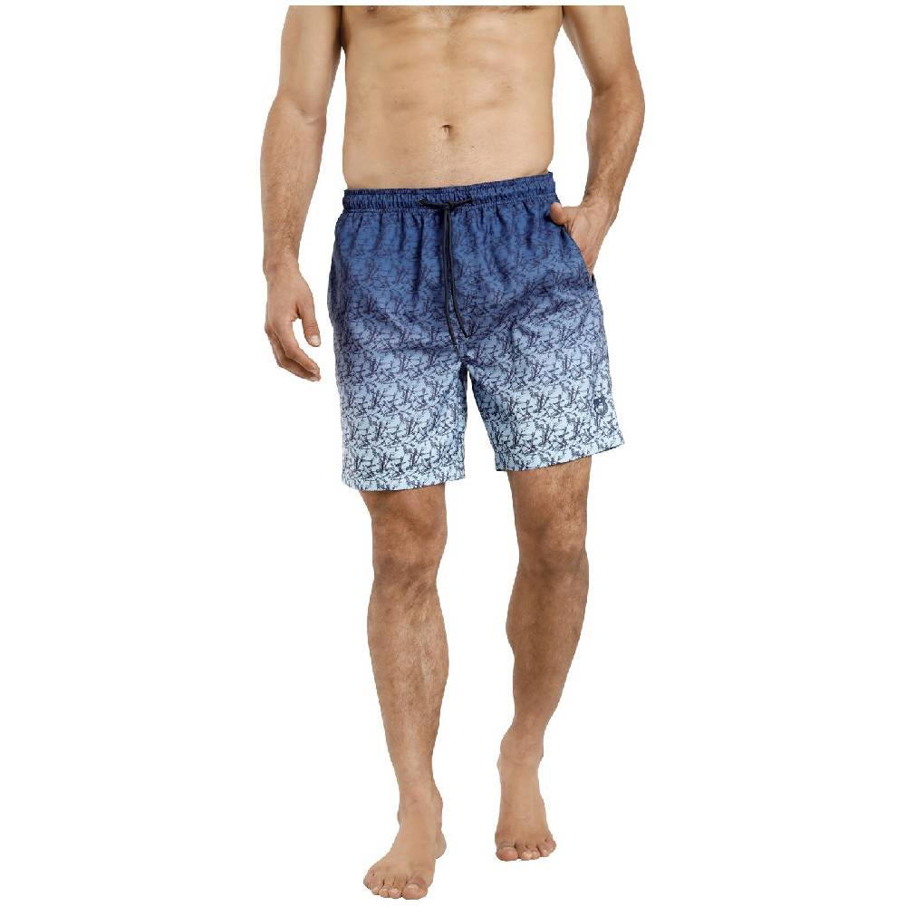 Jan Vanderstorm Badeshorts HJORR blau gemustert 2025