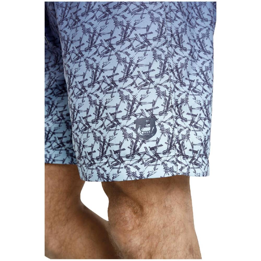 Jan Vanderstorm Badeshorts HJORR blau gemustert 2025