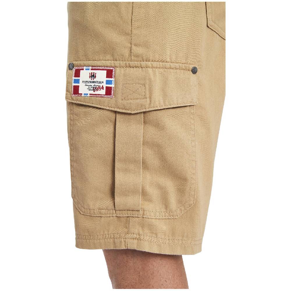 Jan Vanderstorm Tiefbundbermuda HEIMERAM beige Verkauf