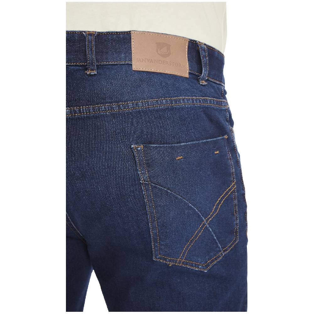 Jan Vanderstorm Tiefbundjeans SNORRE dunkelblau Online Outlet