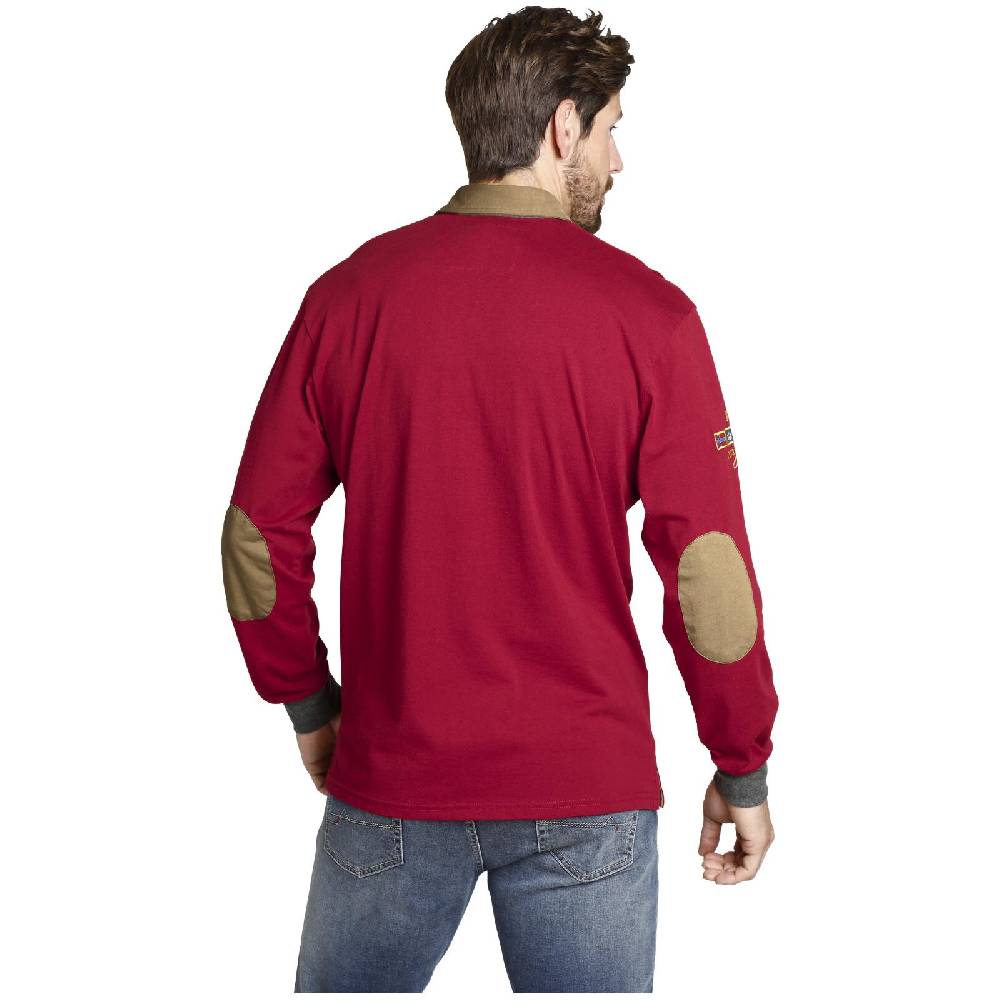 Jan Vanderstorm Sweatshirt JAARNE rot Kostenlose Rückgabe