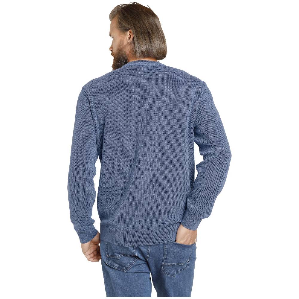 Jan Vanderstorm Pullover KEIMO blau melange Begrenzte Freigabe