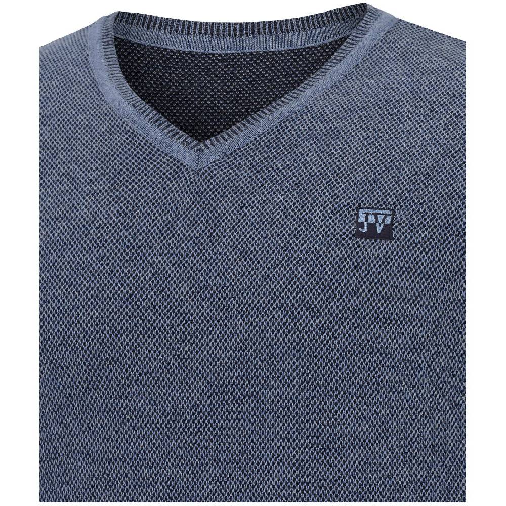 Jan Vanderstorm Pullover KEIMO blau melange Begrenzte Freigabe