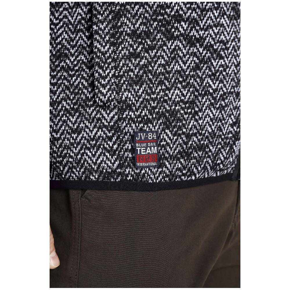 Jan Vanderstorm Strickfleecejacke KOLMUND schwarz Letzte 2 Tage