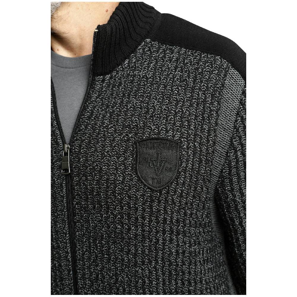 Jan Vanderstorm Strickjacke HALSTEN schwarz Bis zu 50% Rabatt