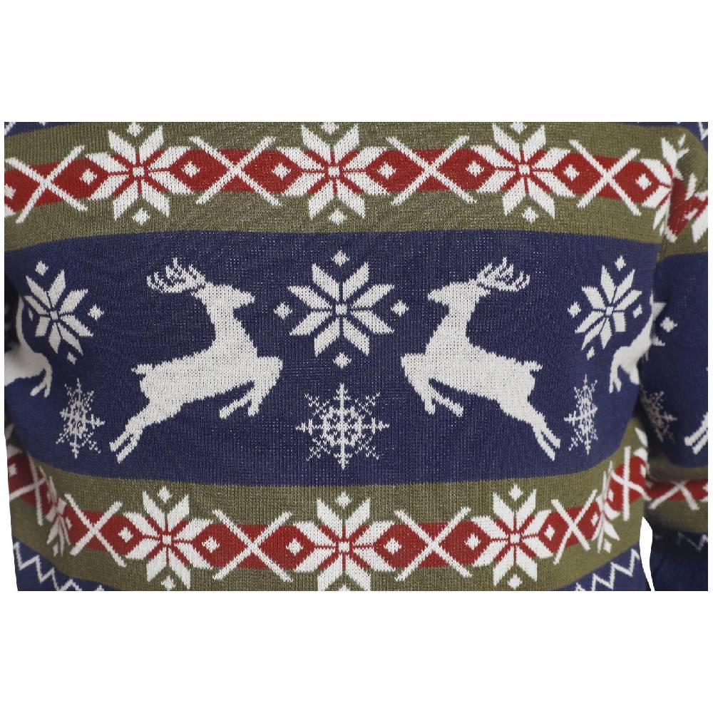 Jan Vanderstorm Pullover TORE dunkelblau gemustert Bis zu 65% Rabatt