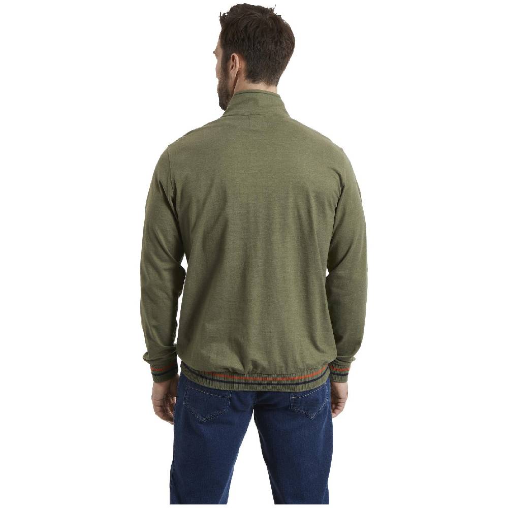 Jan Vanderstorm Sweatshirt THORBEN khaki melange Vierteljährliche Förderung