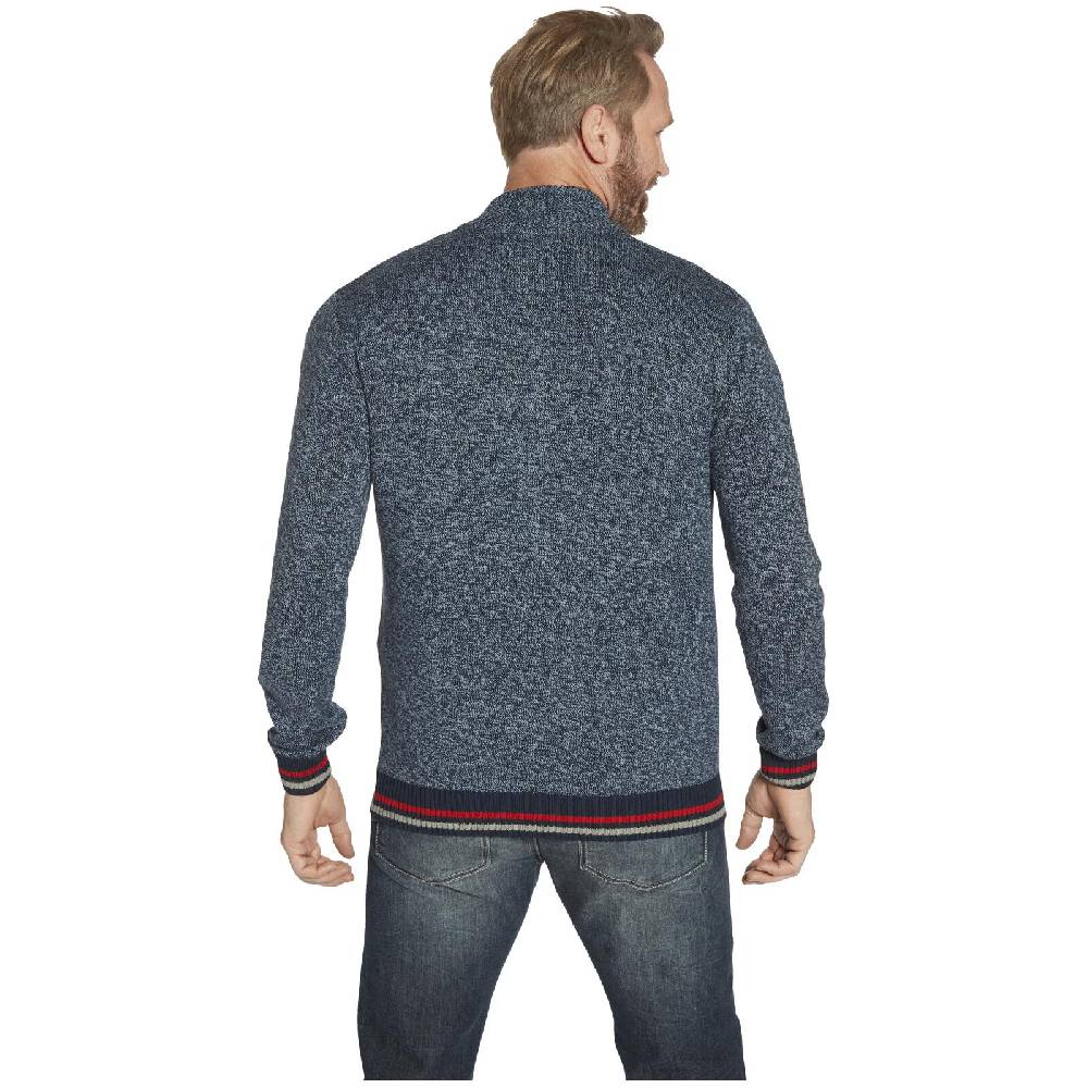 Jan Vanderstorm Pullover CAJETAN dunkelblau melange Super Rabatt