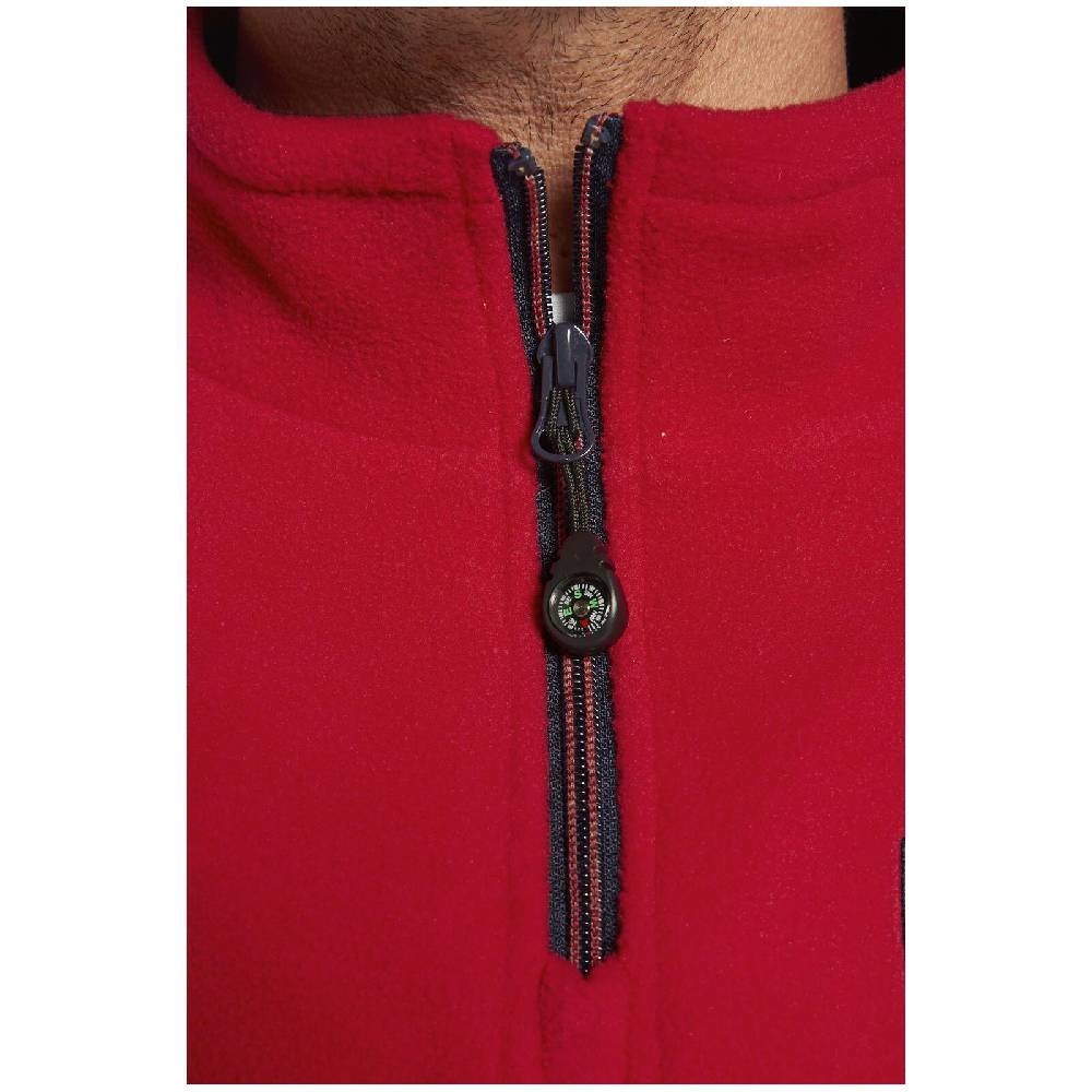 Jan Vanderstorm Fleece-Sweatshirt SIETSE rot Riesige Rabatte