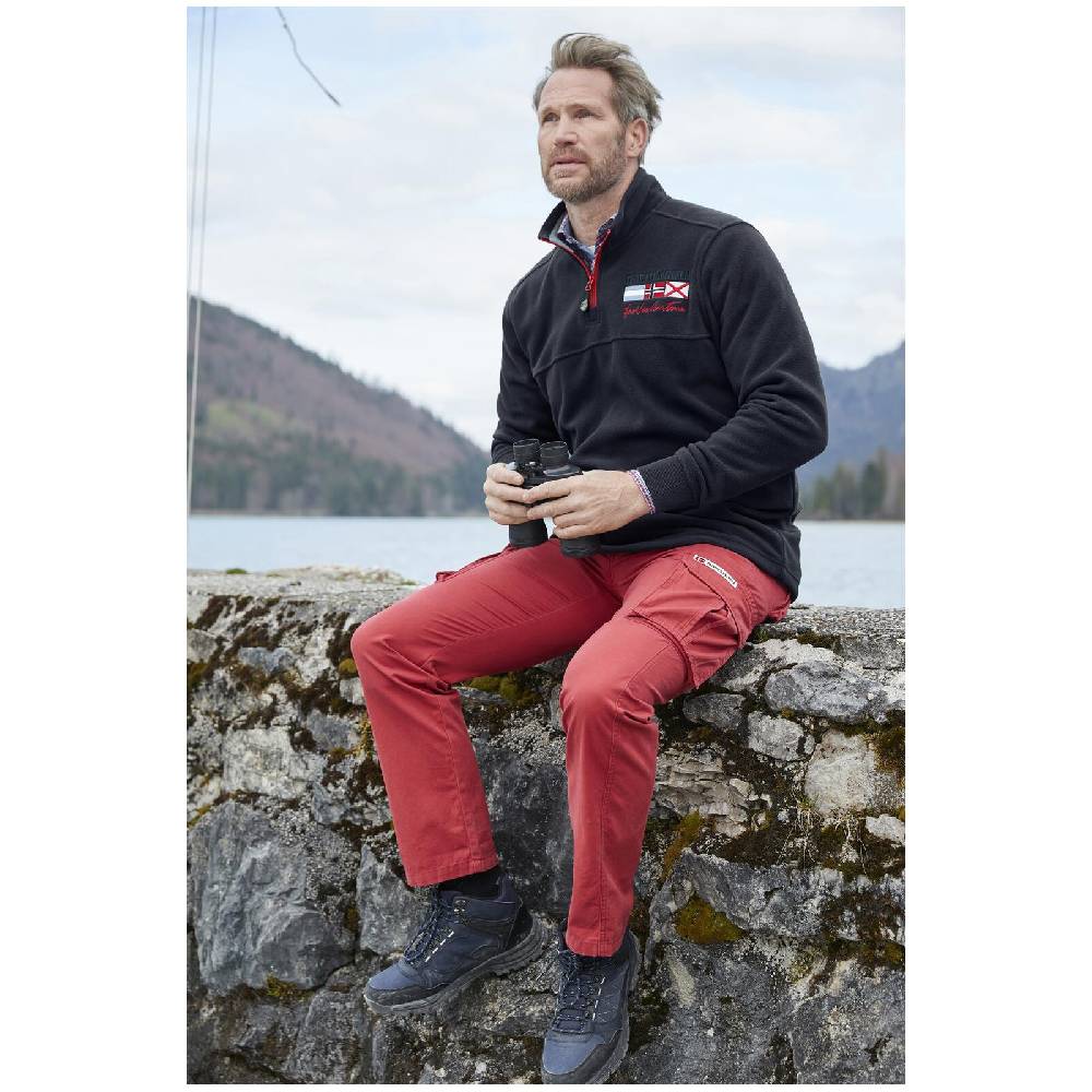 Jan Vanderstorm Fleece-Sweatshirt SIETSE dunkelblau 50% Rabatt mit kostenlosem Versand