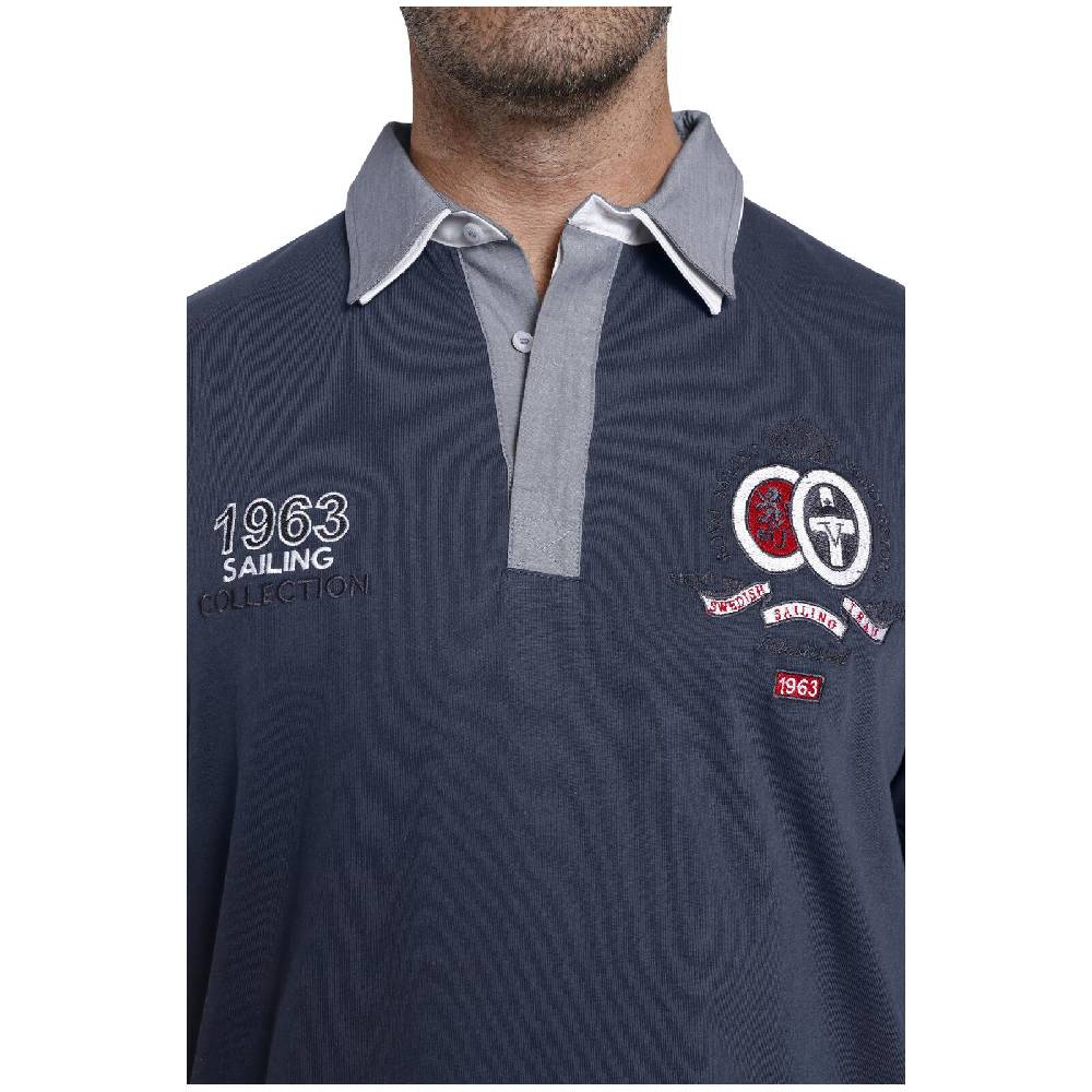 Jan Vanderstorm Sweatshirt FENNO blau Rabatte dieses Monats