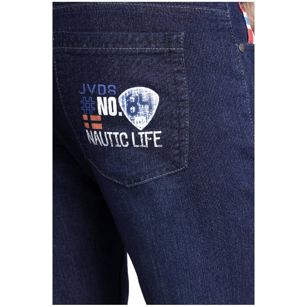 Jan Vanderstorm Tiefbundjeans LANNIE dunkelblau Sonderangebot