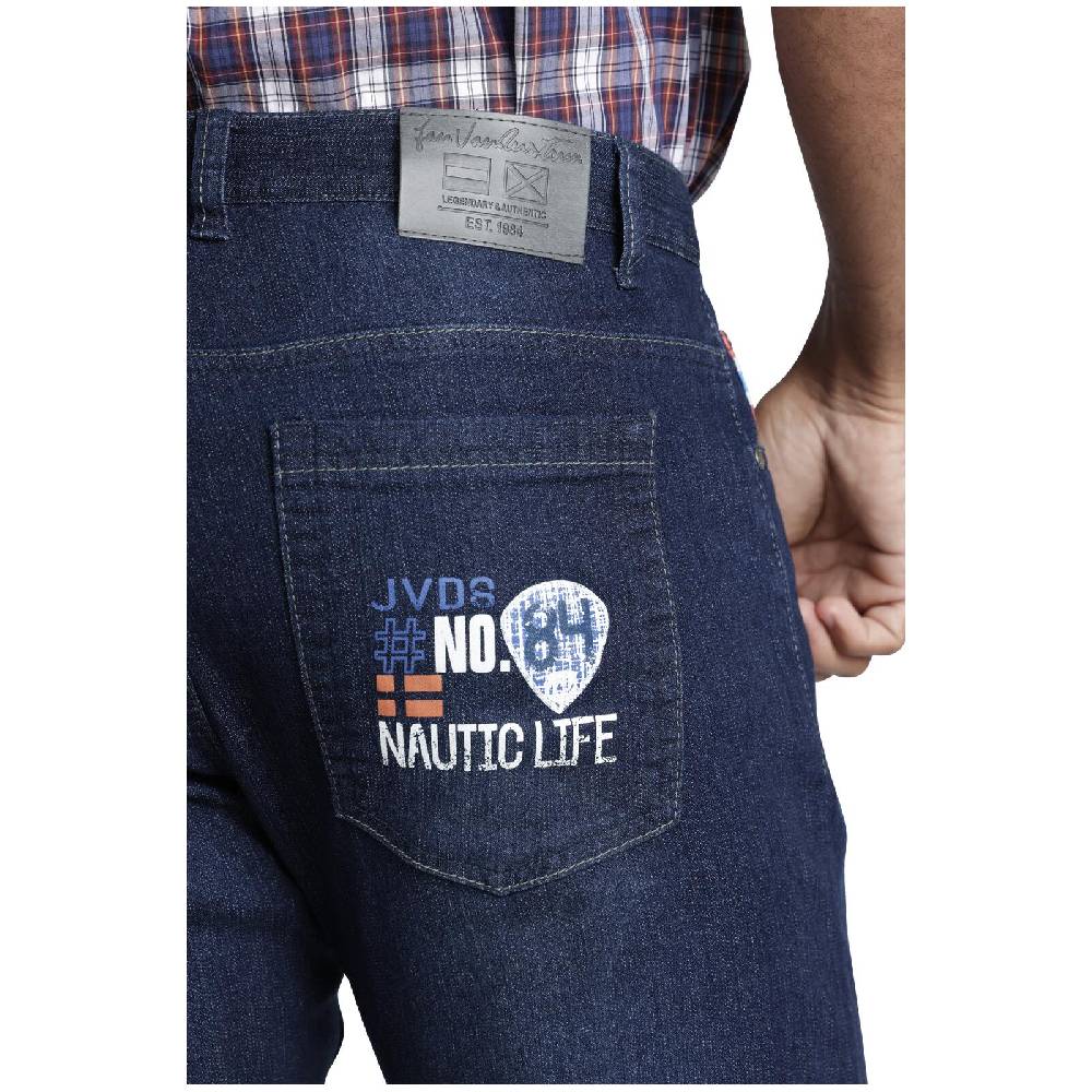 Jan Vanderstorm Tiefbundjeans LANNIE dunkelblau Sonderangebot