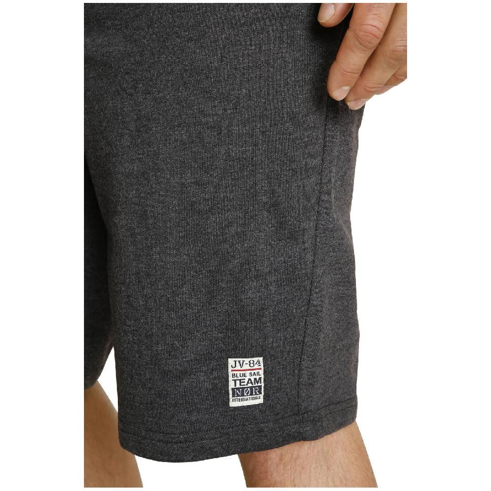 Jan Vanderstorm Sweatbermuda WALI dunkelgrau melange Black Friday