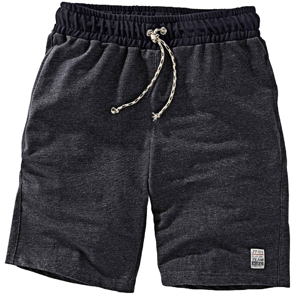 Jan Vanderstorm Sweatbermuda WALI dunkelgrau melange Black Friday