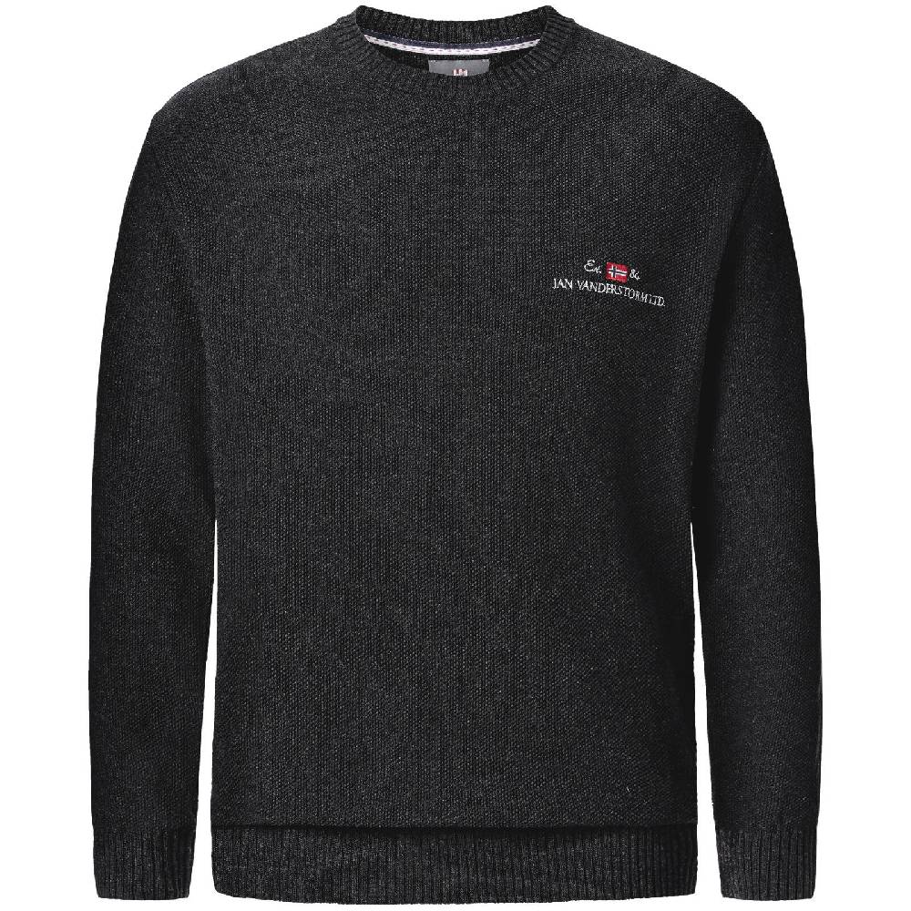 Jan Vanderstorm Pullover ALBREKT dunkelgrau Lagerräumung