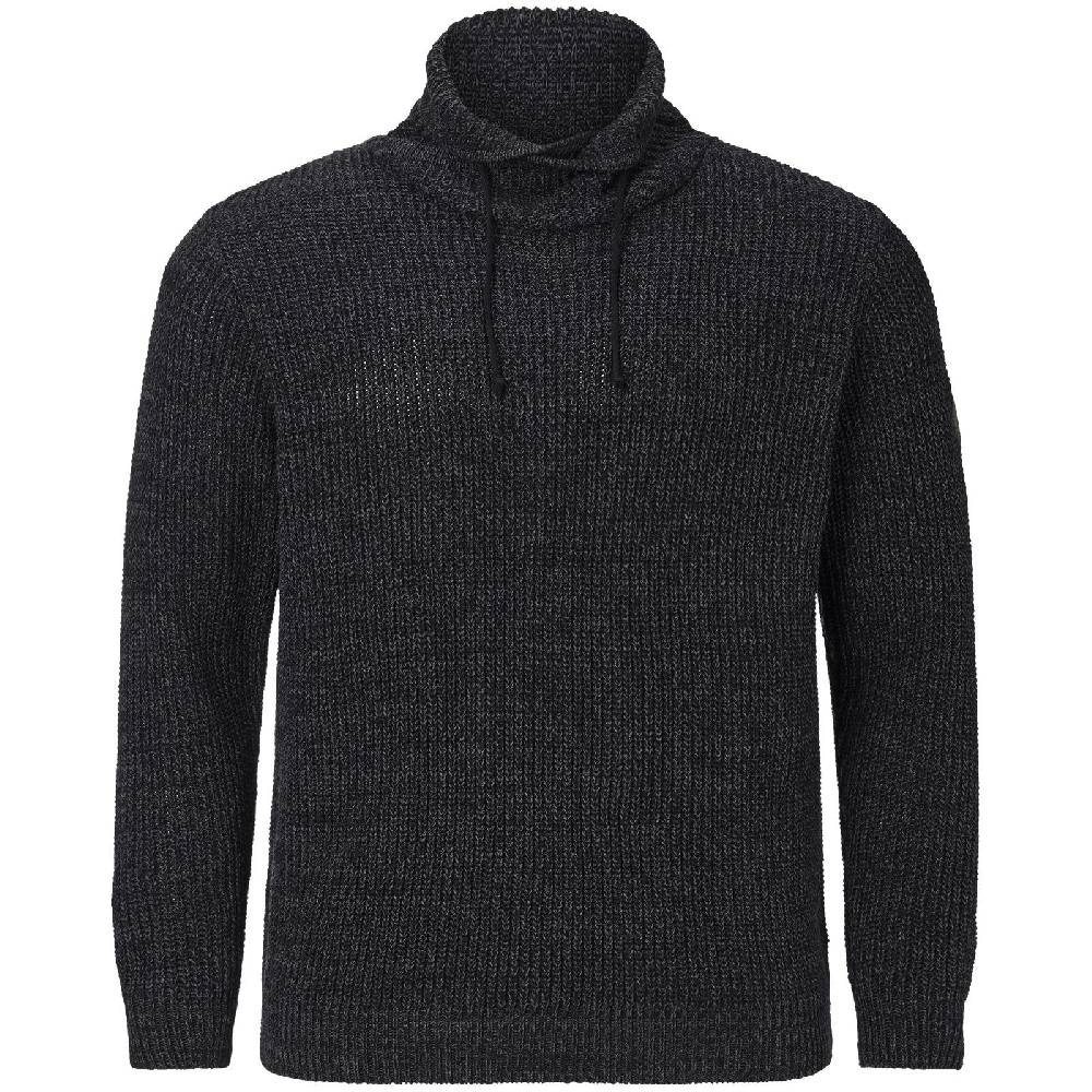 Jan Vanderstorm Pullover DUMENI schwarz melange Top Angebot