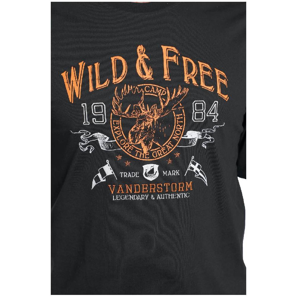 Jan Vanderstorm Langarmshirt STAAF schwarz Online Outlet