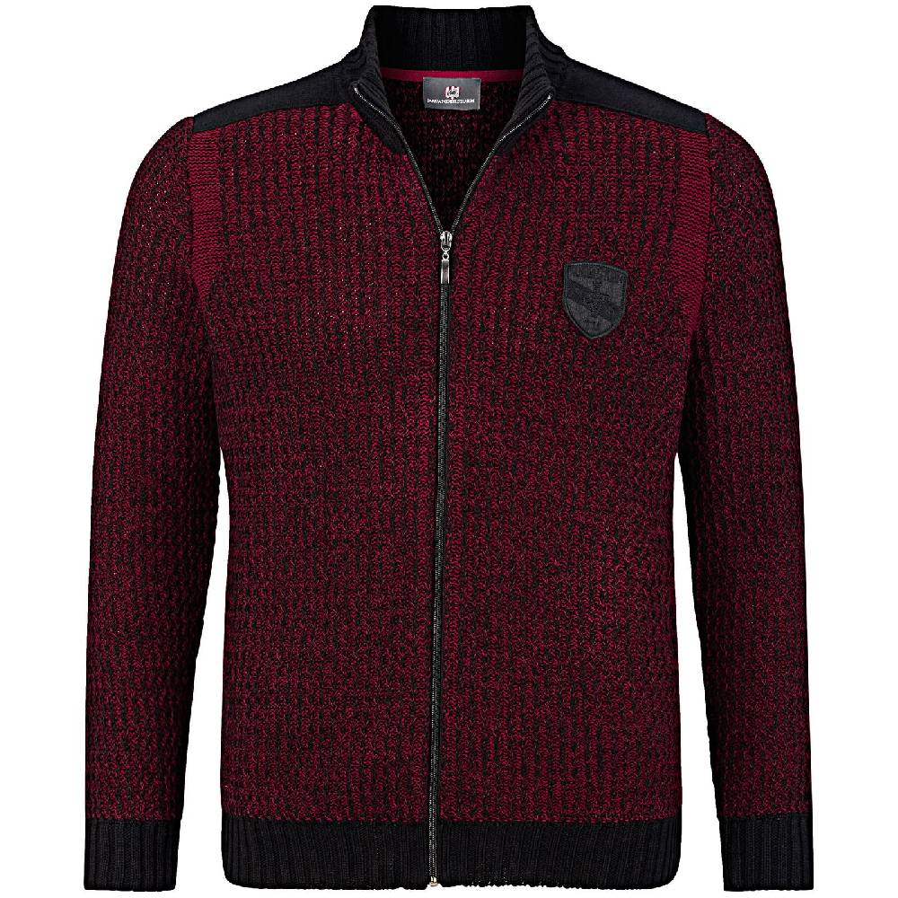Jan Vanderstorm Strickjacke HALSTEN rot Zeitlich begrenztes Angebot