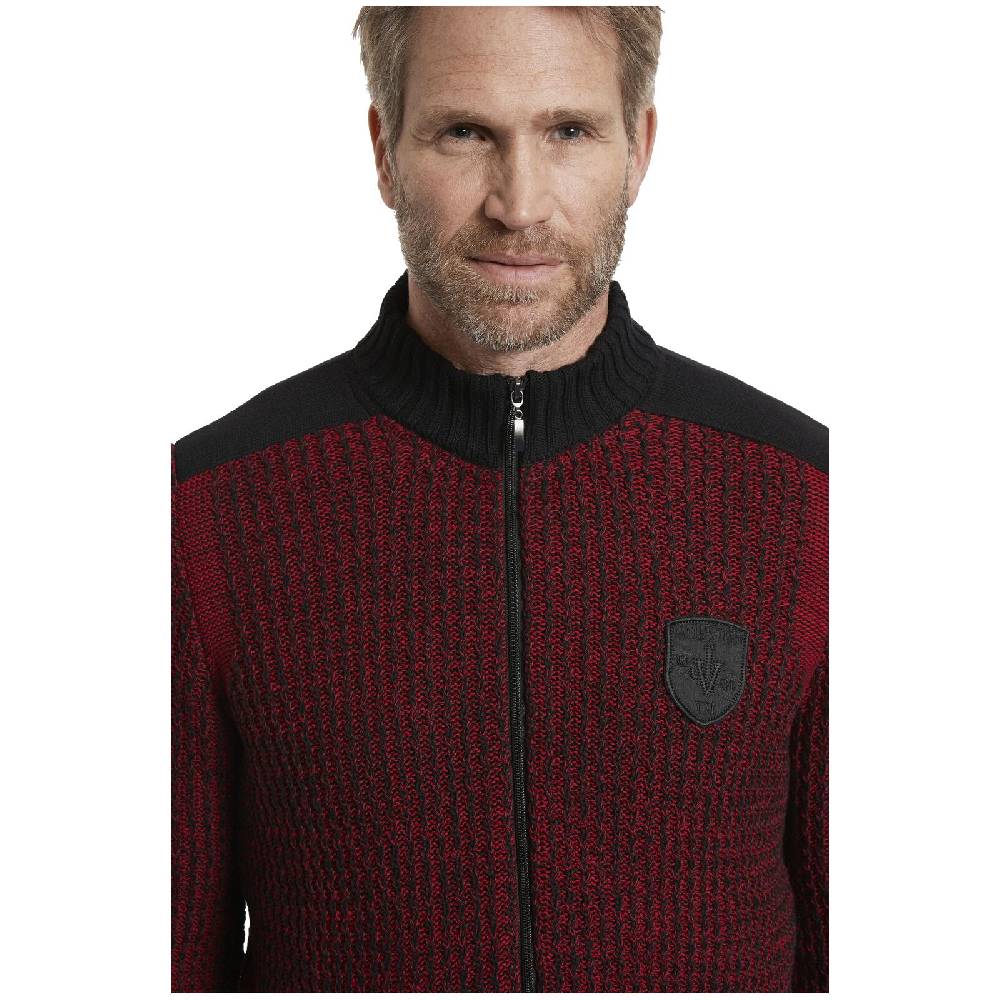 Jan Vanderstorm Strickjacke HALSTEN rot Zeitlich begrenztes Angebot