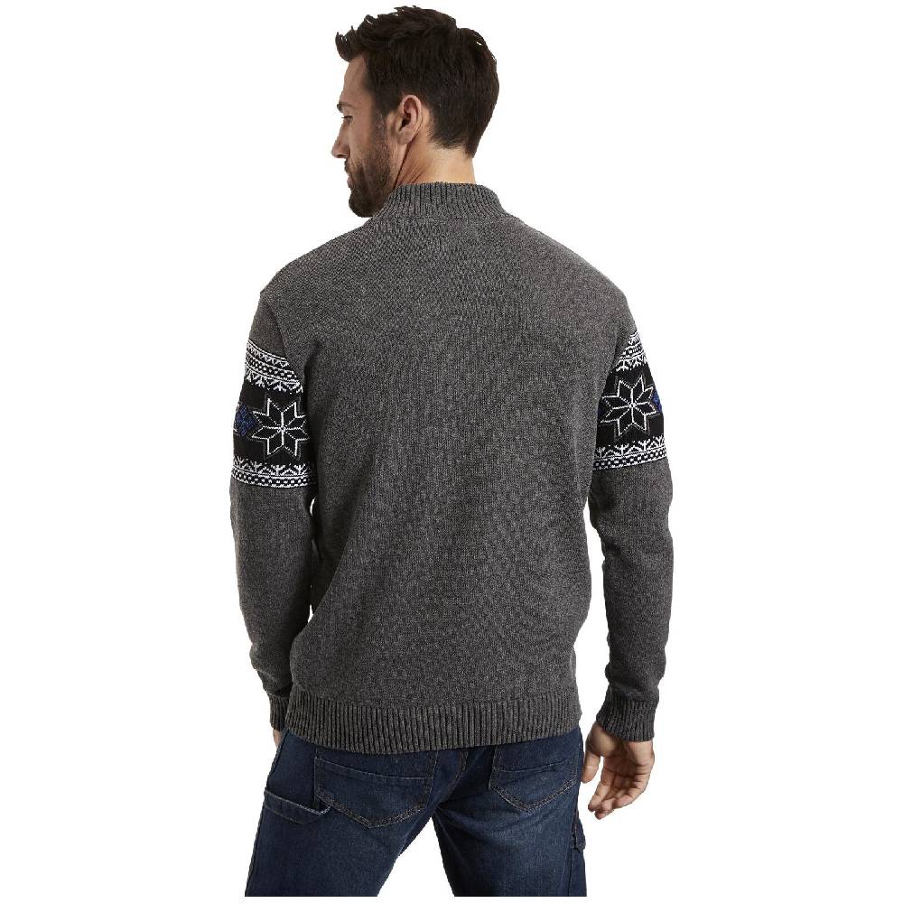Jan Vanderstorm Pullover EERU dunkelgrau Bestseller