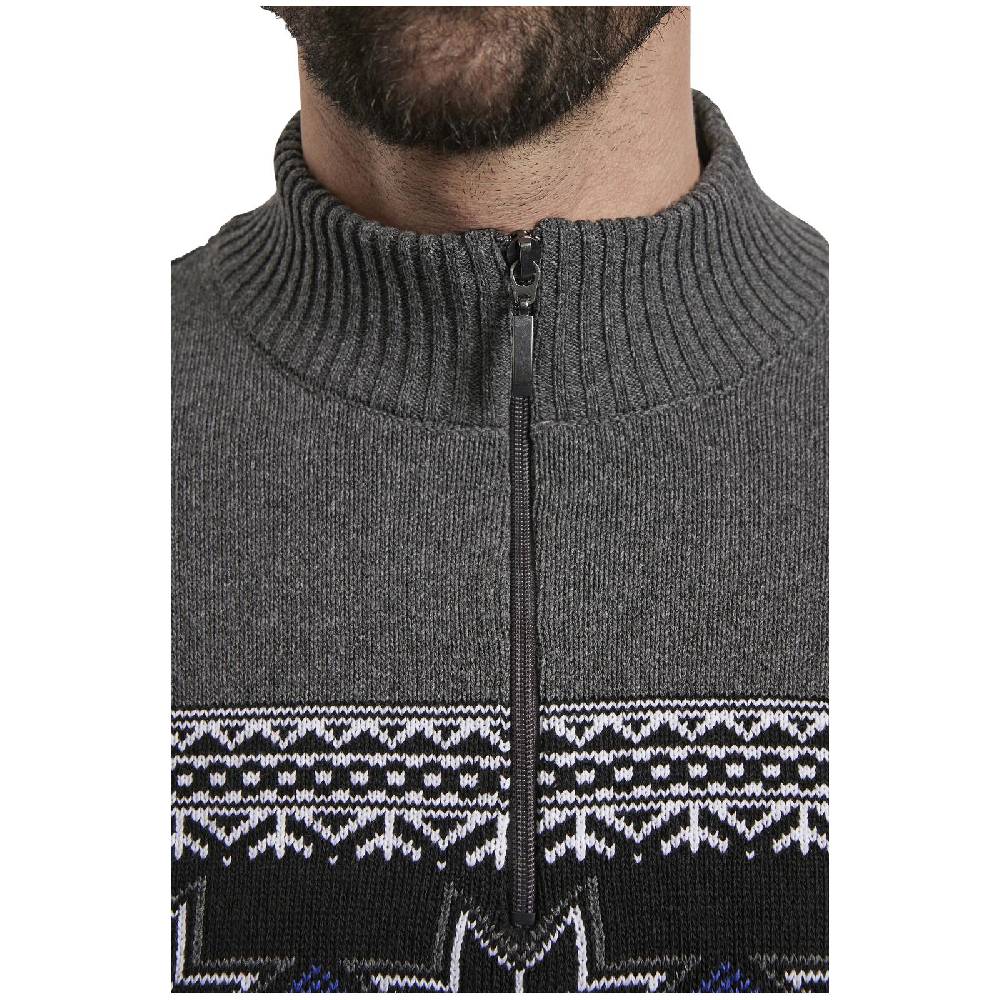 Jan Vanderstorm Pullover EERU dunkelgrau Bestseller