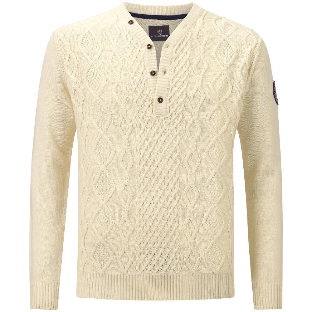 Jan Vanderstorm Pullover OELFKE wollweiß Sonderangebote