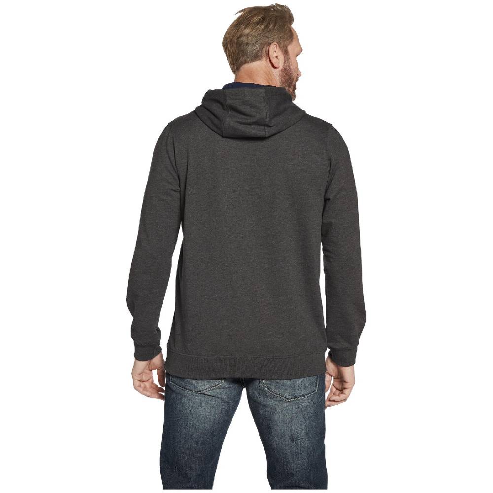 Jan Vanderstorm Sweatshirt HINRICUS dunkelgrau melange Tiefpreis