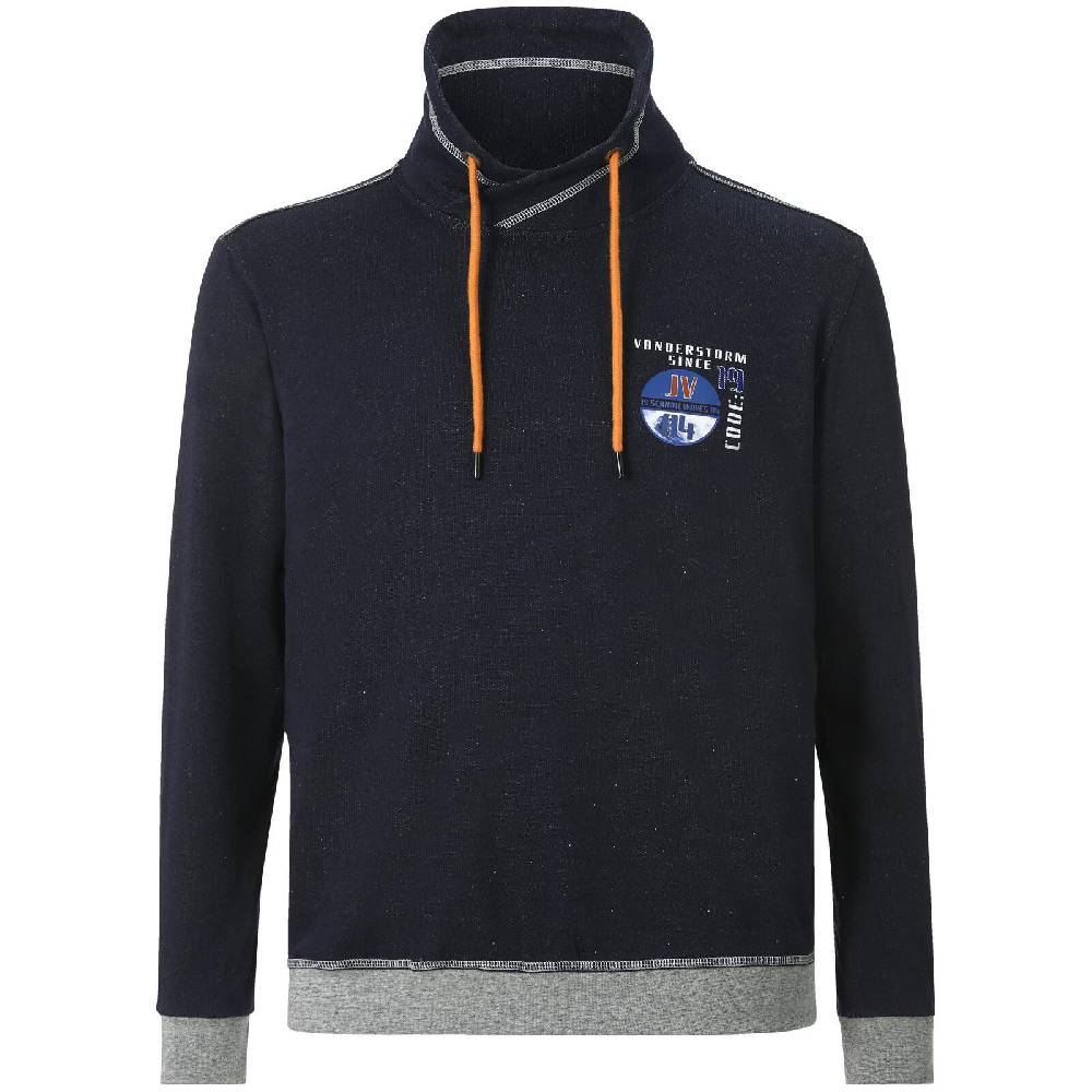 Jan Vanderstorm Sweatshirt JARMUND dunkelblau Neueste Stile