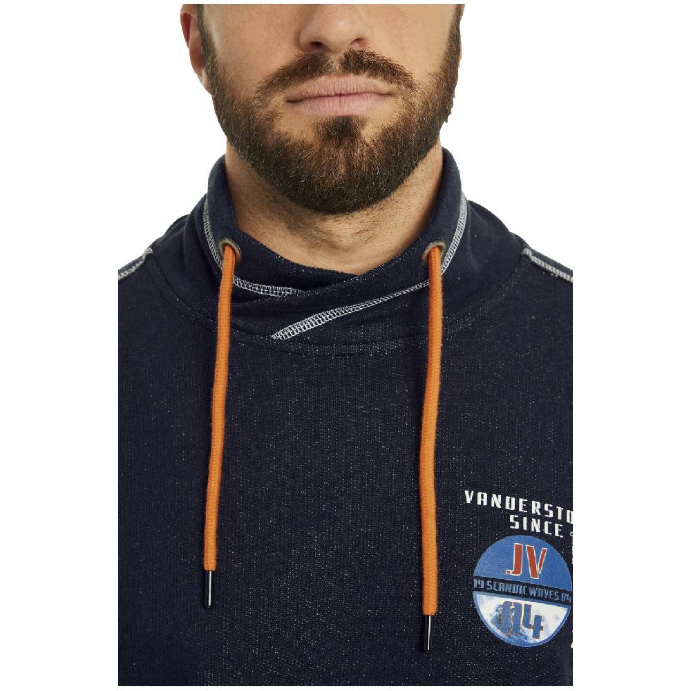 Jan Vanderstorm Sweatshirt JARMUND dunkelblau Neueste Stile