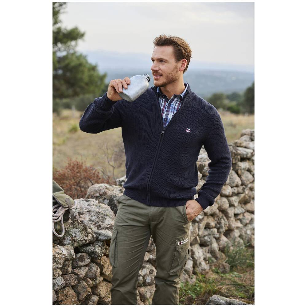 Jan Vanderstorm Strickjacke NORANDER dunkelblau Letzter Tag