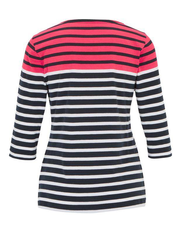 Joy Sportswear 3/4-Arm-Shirt CELIA T-Shirt mit feinem Ringeldessign Großer Ausverkauf
