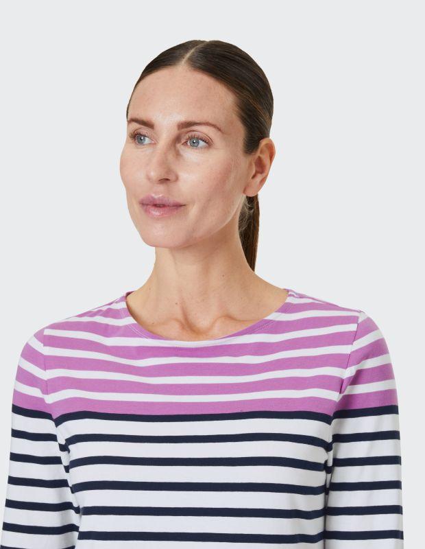 Joy Sportswear 3/4-Arm-Shirt CELIA T-Shirt mit feinem Ringeldessign Black Friday