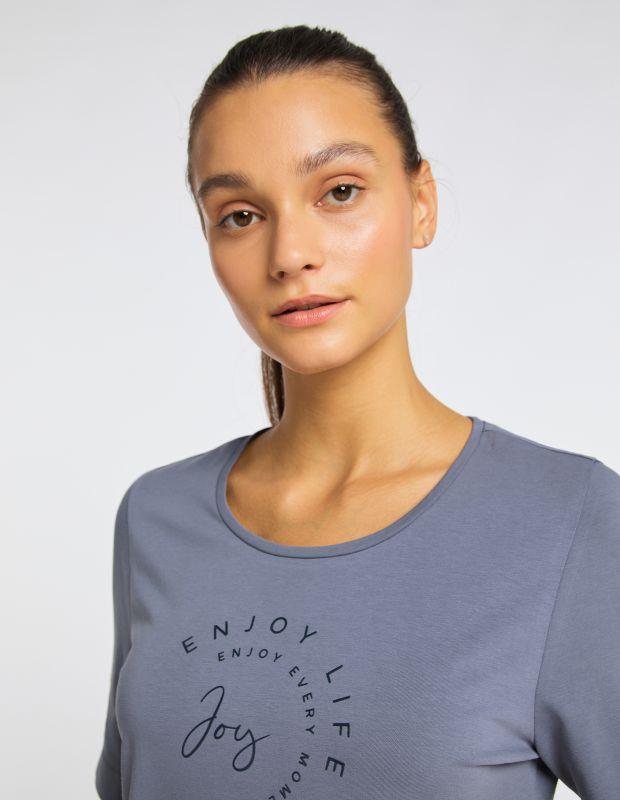Joy Sportswear T-Shirt TAMY T-Shirt mit modernem Schrift-Print Jubiläumsangebot