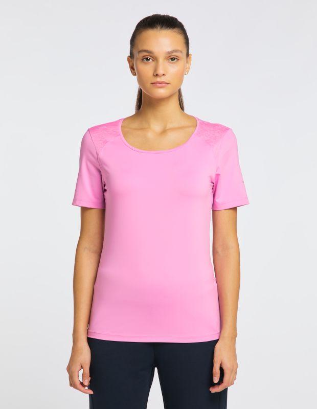 Joy Sportswear T-Shirt HANNA Sportives T-Shirt mit Jacquardeinsatz Saisonschlussverkauf