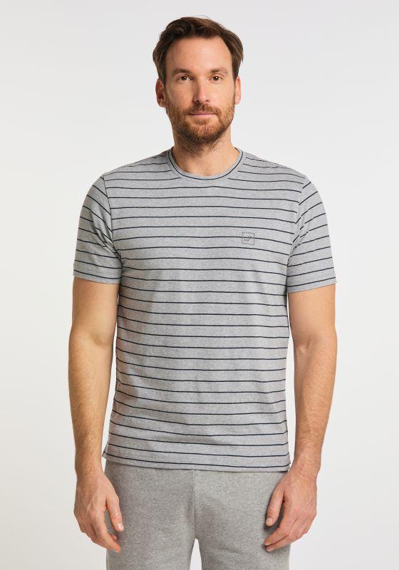 Joy Sportswear Sportshirt DELIAN Gestreiftes T-Shirt aus 100% Baumwolle Vierteljährliche Förderung