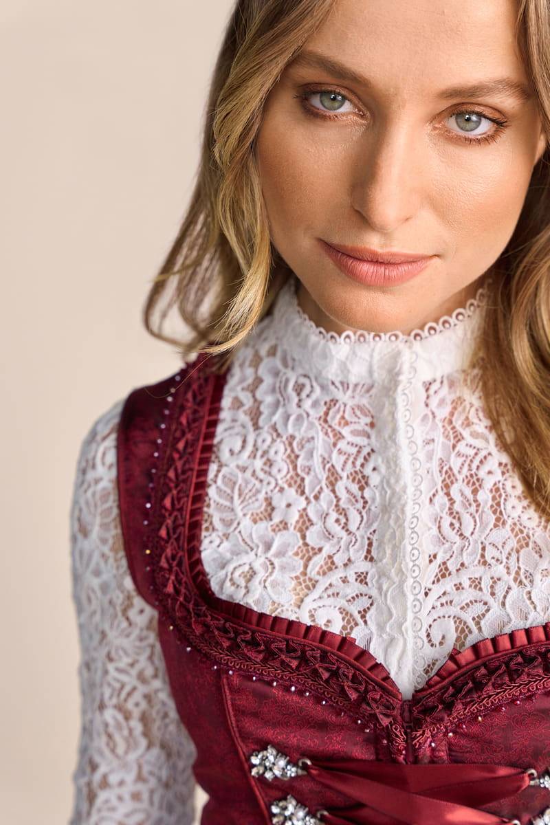 Krüger Madl Dirndl Olive (60cm) Nur noch ein Tag übrig