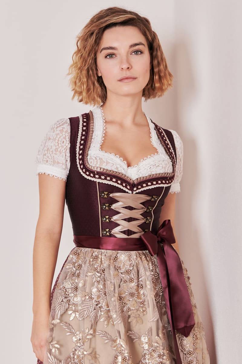Krüger Madl Dirndl Fernanda (50cm) Sonderangebot der Fabrik