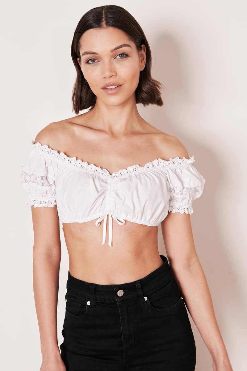Krüger Madl Dirndlbluse Schneeblume Bis zu 55% Rabatt